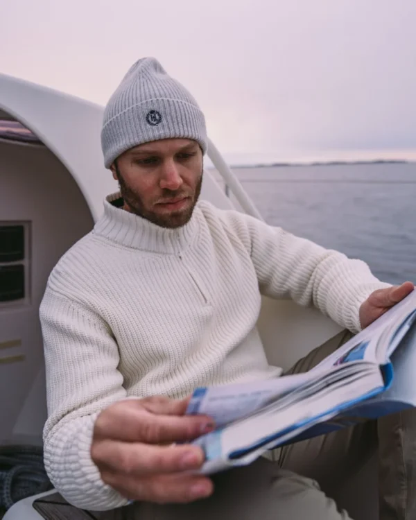 Golant Quarter Zip Ribbed Knit